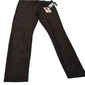 Liverpool Jeans Company  size 12 black Madonna ,coated jeans  NWT